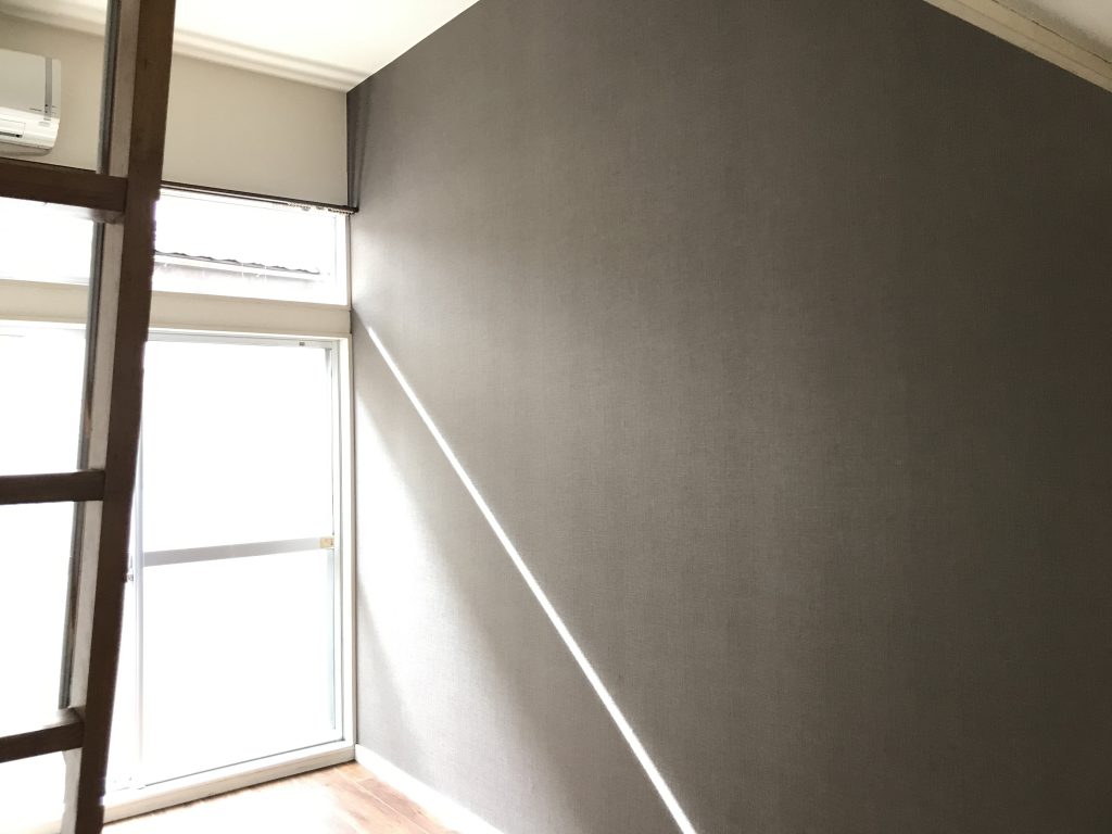アクセントクロス施工｜施工写真4