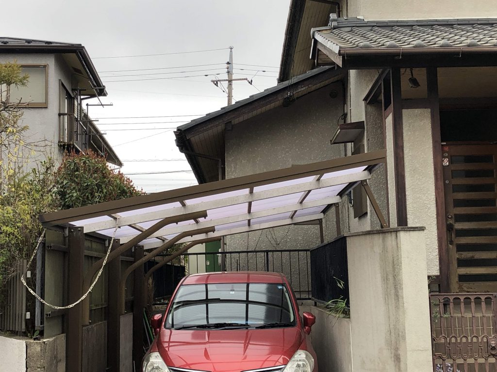 駐車場屋根修繕｜張替え後